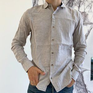 *SOLD* Linen Button Up Shirt